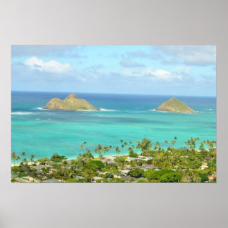 Póster Islas Mokulua