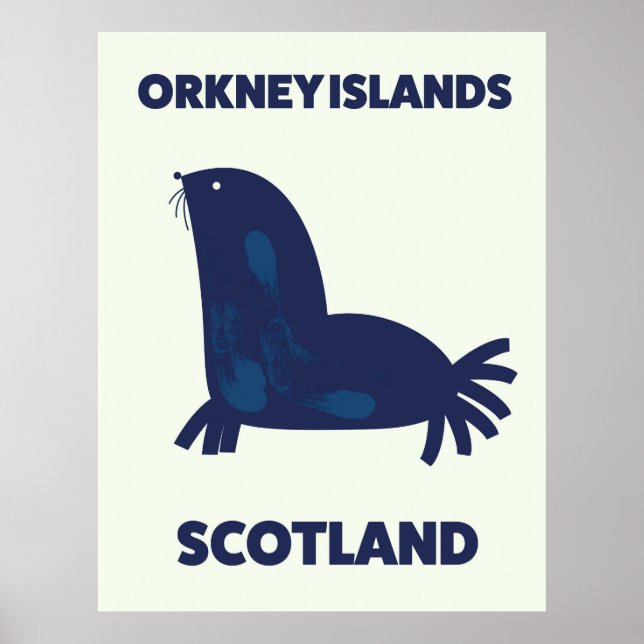 Póster Islas Orkney, Escocia (Frente)