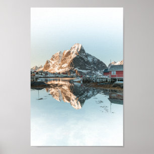 Póster Islas Reine, Lofoten