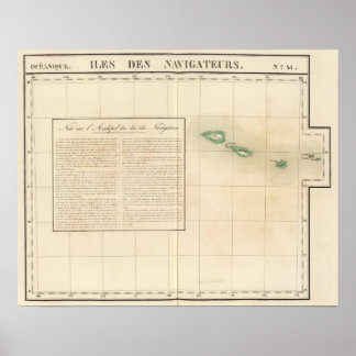 Póster Islas Samoanas Oceanía no 41