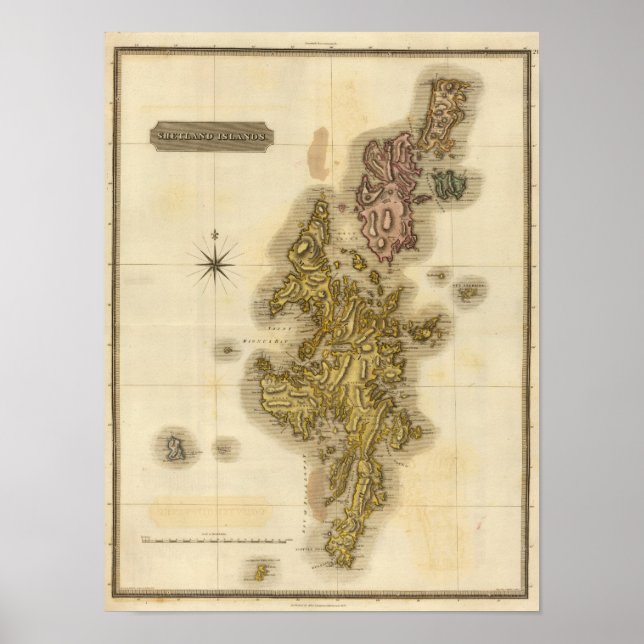 Póster Islas Shetland (Frente)