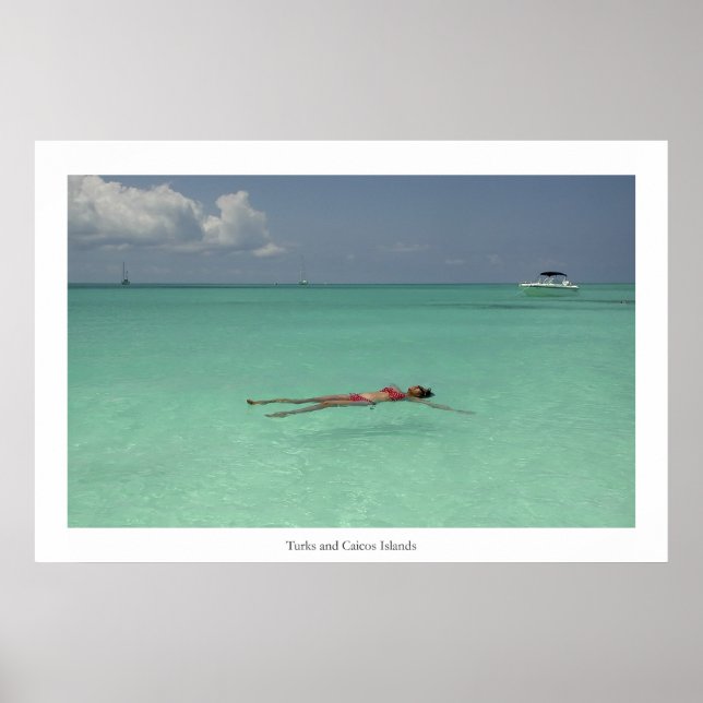 Póster Islas Turcas y Caicos (Frente)