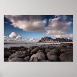 Póster Islas Uttakleiv Lofoten