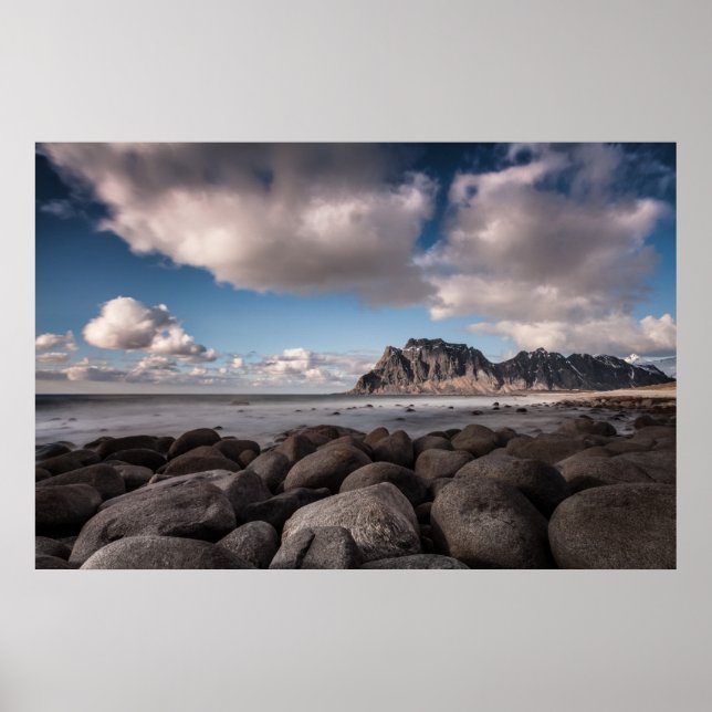 Póster Islas Uttakleiv Lofoten (Frente)