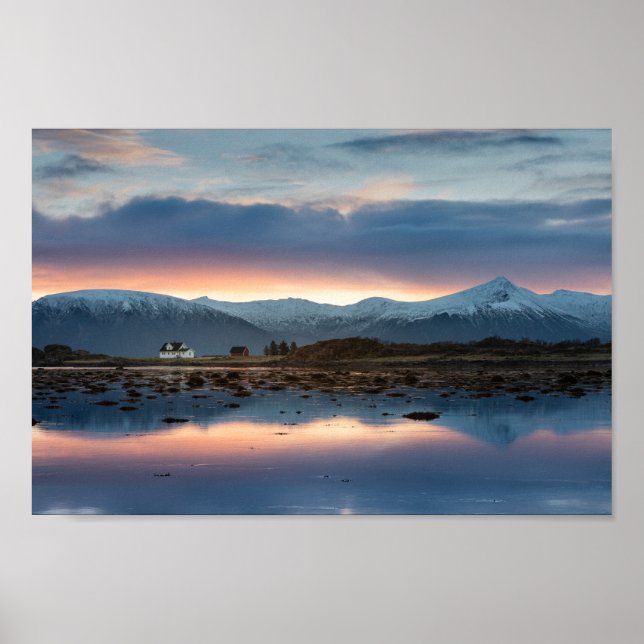 Póster Islas Vesteralen Noruega (Frente)