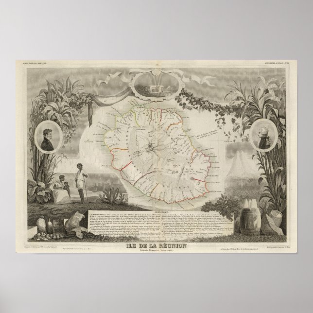 Póster Isle De La Reunion (Frente)