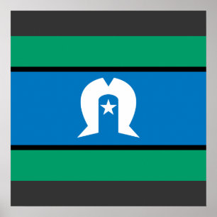 Póster isleños torresstrait, Australia