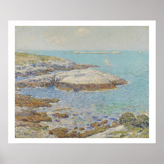 Póster Isles of Shoals, 1899 (oil on canvas) (Frente)