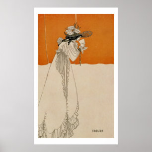 Póster Isolda, ilustracion "del estudio", 1895 (lith