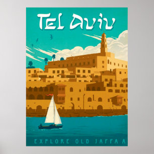 Póster Israel: 2021/heute Tel Aviv - Sommer Reise ...