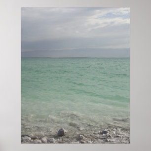 Póster Israel, Dead Sea, seascape