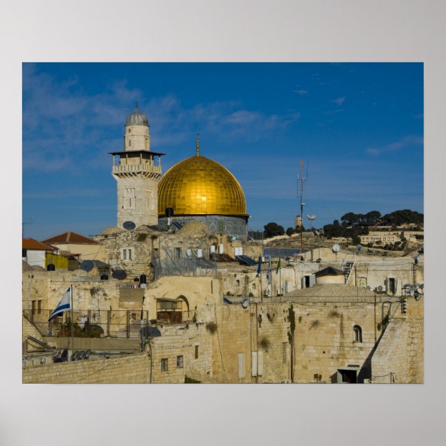 Póster Israel, Jerusalén, Cúpula de la Roca (Frente)