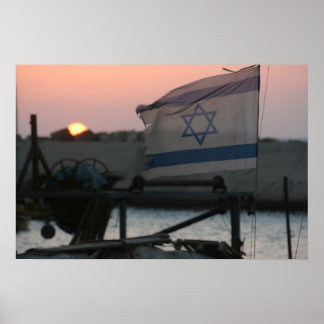 Póster Israel Sunset