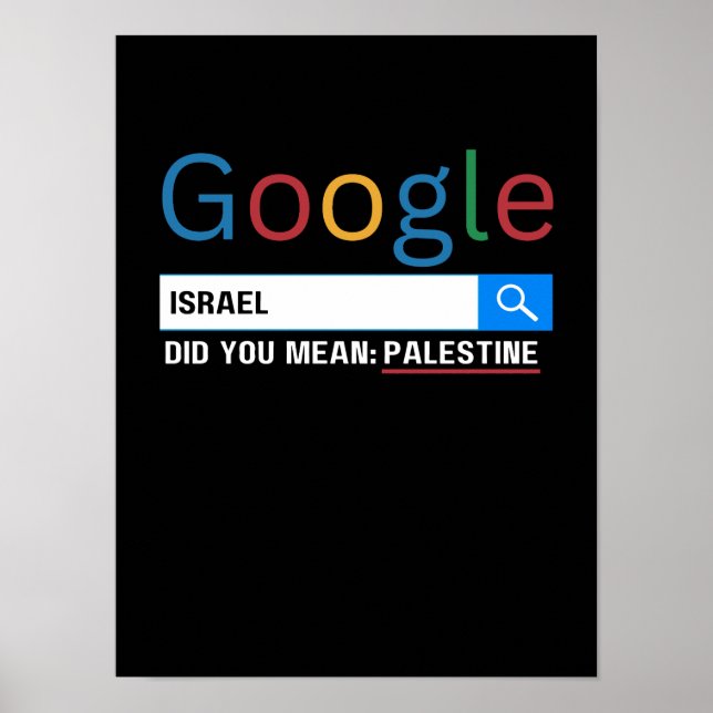Póster israel ¿te refieres a la investigación palestina g (Frente)