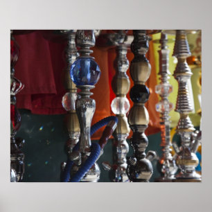 Póster Israel, Tel Aviv, Jaffa, sheesha water pipes