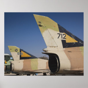 Póster Israeli-built Kfir fighter