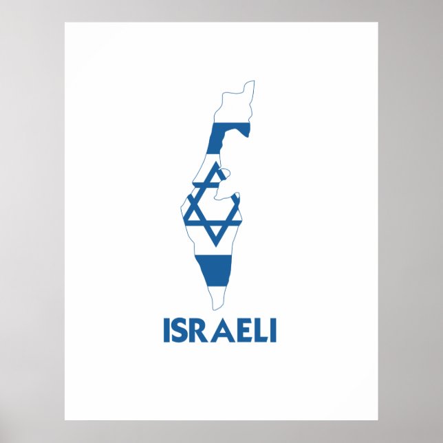 PÓSTER ISRAELI MAP (Frente)