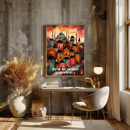 Póster Istanbul: Donde Oriente y Occidente se Encuentran