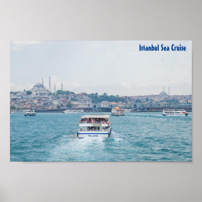 Póster Istanbul Sea Cruise/Ferry Crossing (Frente)