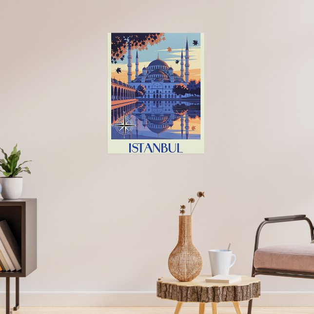 Póster Istanbul, Turquía viaje  (Salón 3)