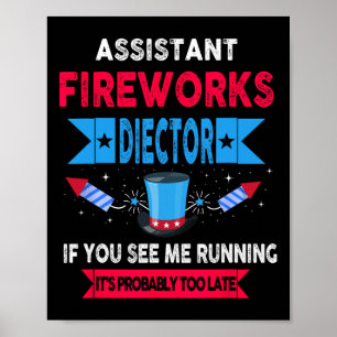 Póster Istant Director De Fuegos Artificiales Te Ejecuto 