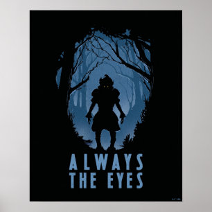 Póster IT Always The Eyes Forest Silhouette