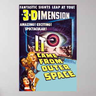 Póster It Came From Outer Space