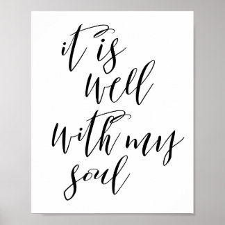 Póster It Is Well With My Soul Poster