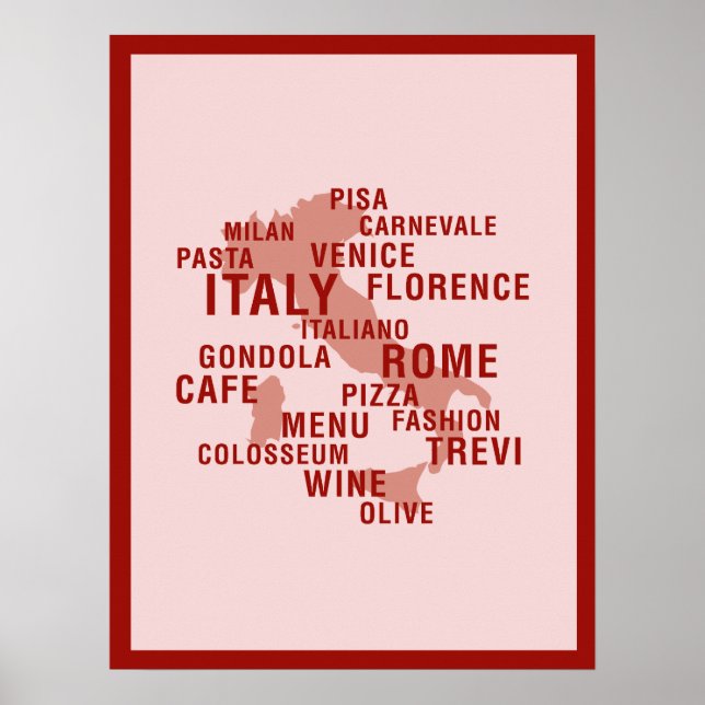 Póster Italia (Frente)