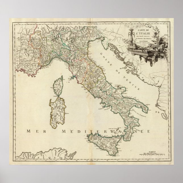 Póster Italia 25 (Frente)