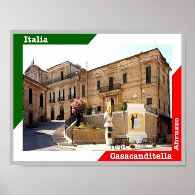 Póster Italia - Abruzzo - Casacanditella - (Frente)