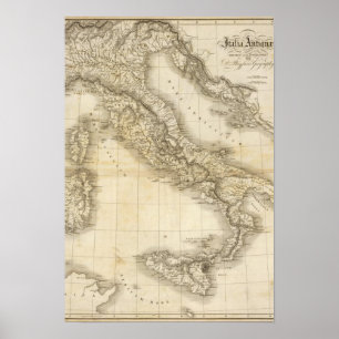 Póster Italia antigua