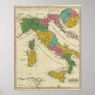 Póster Italia Antiqua