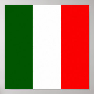 Póster Italia Bandera País Italiano Origen étnico Patria