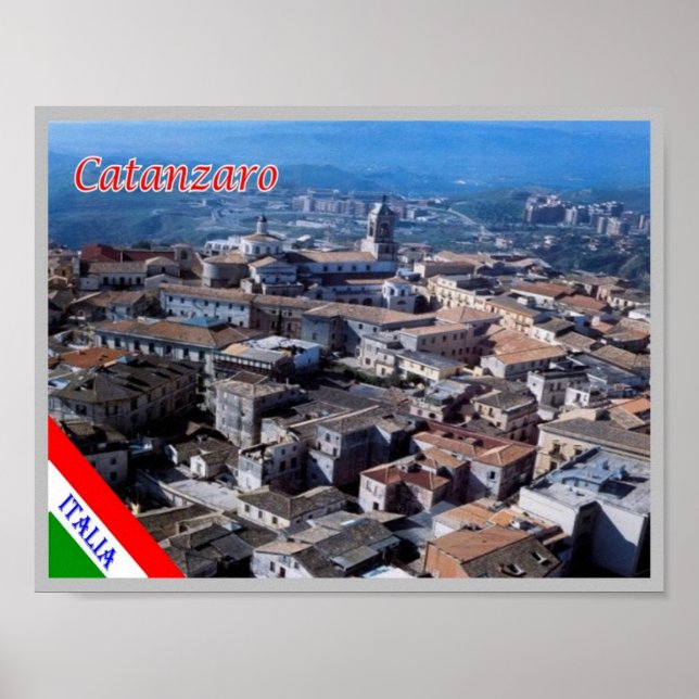 Póster Italia - Calabria - Catanzaro - (Frente)