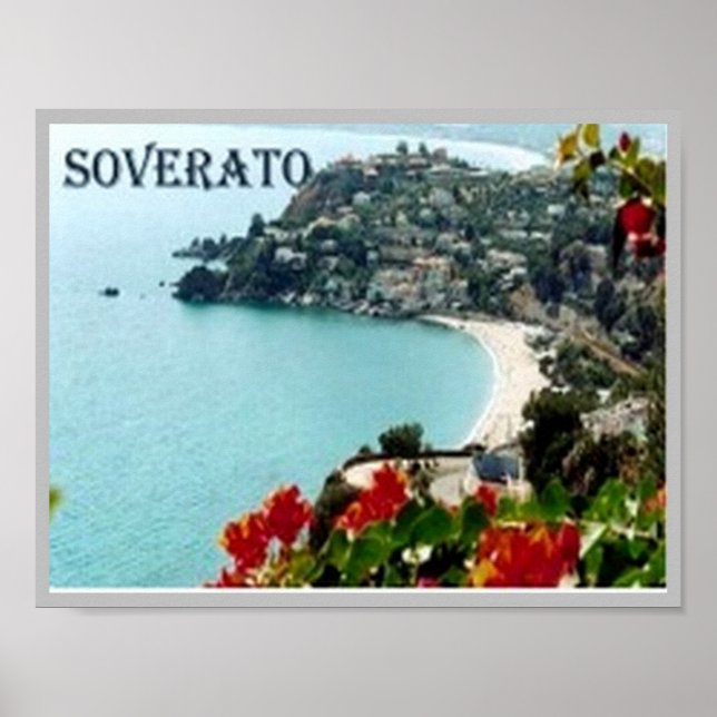 Póster Italia - Calabria - Soverato - (Frente)