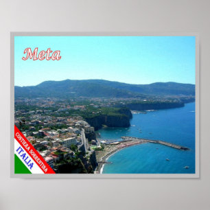 Póster Italia - Campania - Costa Amalfitana -