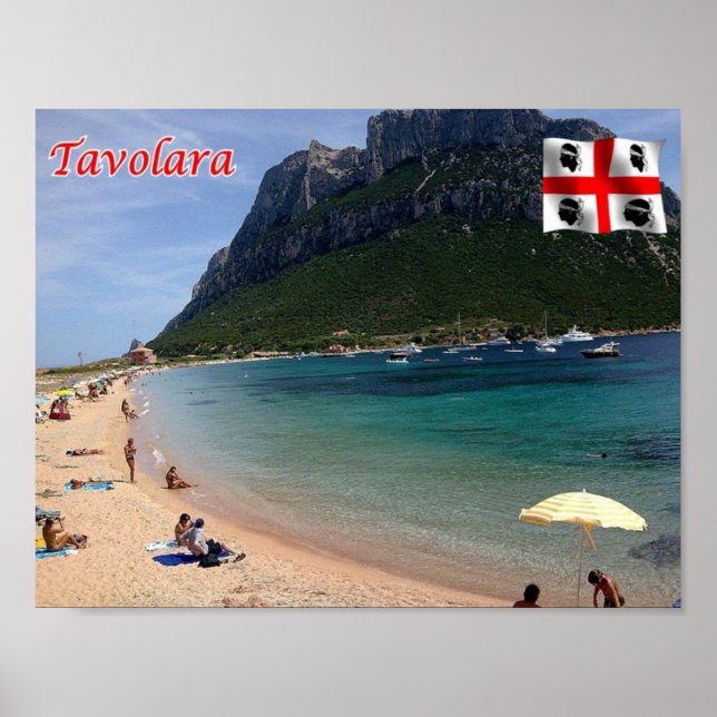 Póster Italia - Cerdeña - Olbia - (Frente)