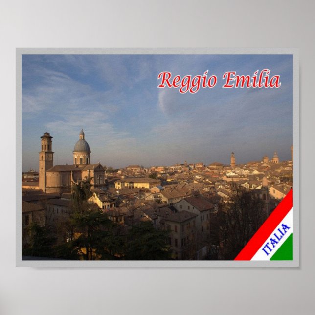 Póster Italia - Emilia Romagna - Reggio Emilia - (Frente)