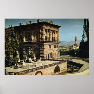 Póster Italia, Firenze, palacio de Pitti, Duomo