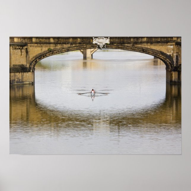 Póster Italia, Florencia, Remo Sculls con (Frente)
