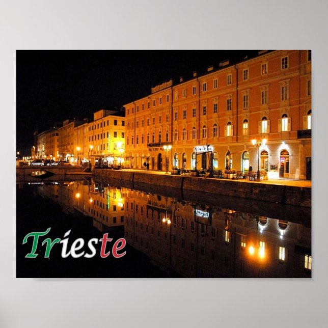 Póster Italia - Friuli Venecia Giulia - Trieste - (Frente)