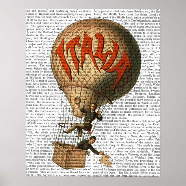 Póster Italia Hot Air Balloon (Frente)
