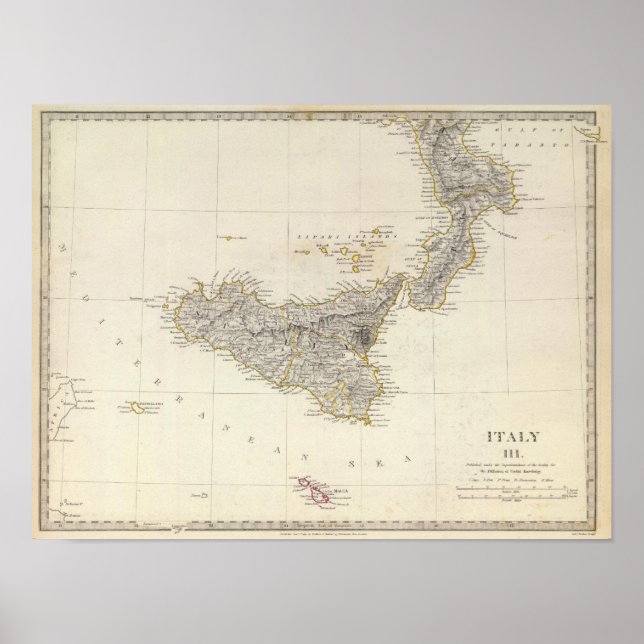 Póster Italia III (Frente)