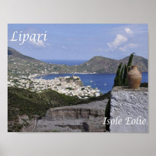 Póster Italia - Islas Eolias - Lipari -