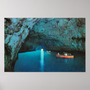 Póster Italia, Italia, Capri, Grotto azul