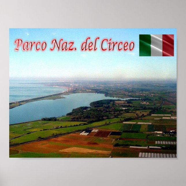 Póster Italia - Lacio - Parque nacional Circeo - (Frente)