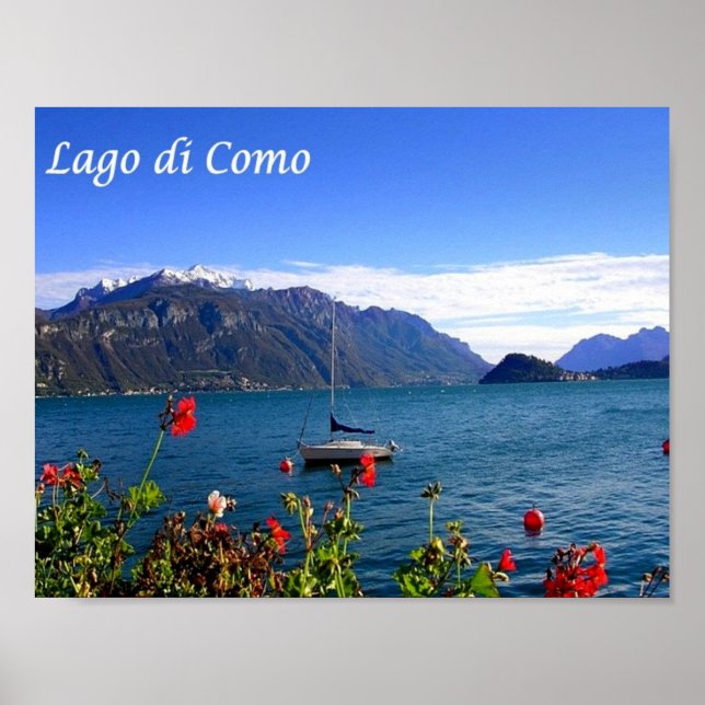 Póster Italia - Lago Como - (Frente)