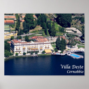 Póster Italia - Lago Como - Cernobbio - Villa D'Este -