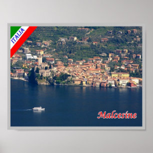 Póster Italia - Lago Garda - Malcesine -